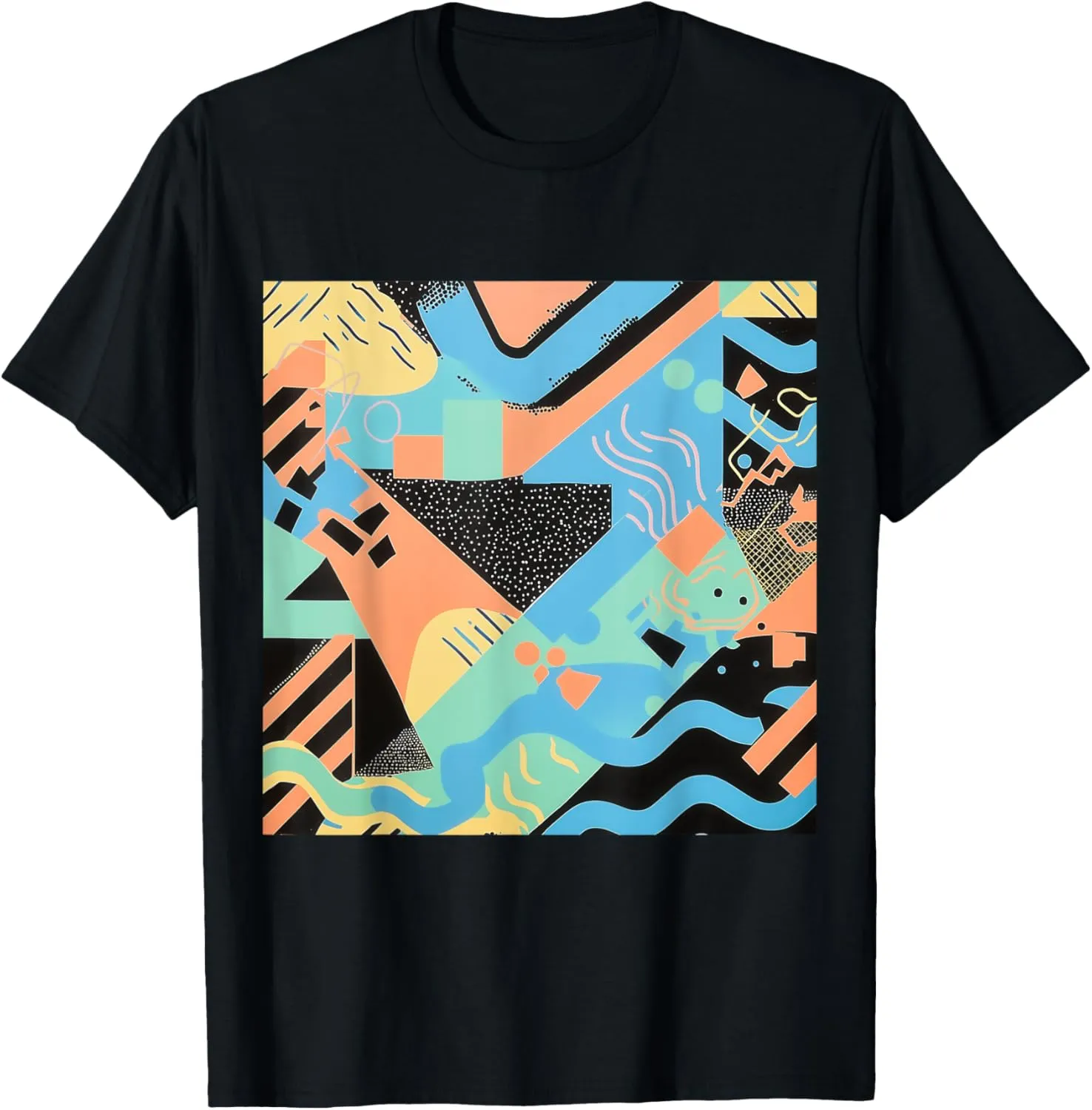 Abstract Geometric Pattern Art T-Shirt