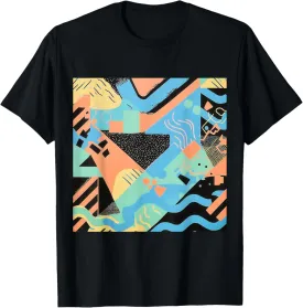 Abstract Geometric Pattern Art T-Shirt