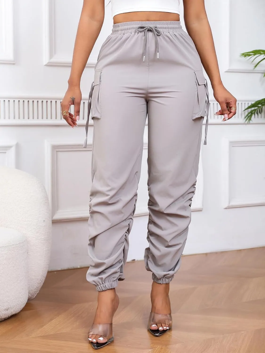 Cargo Pants Women Joggers Quick Dry Hiking Pants with Pockets
