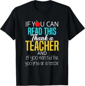Cute, Funny Teacher Appreciation T-Shirt