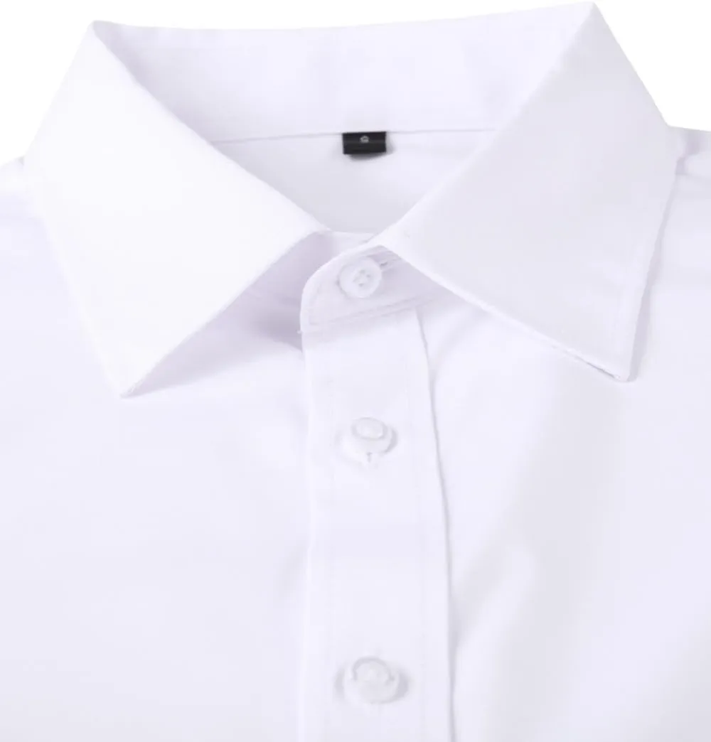Dress Shirts for Men's Long Sleeve Button Down Shirt Slim Fit Business Formal Stretch Shirt