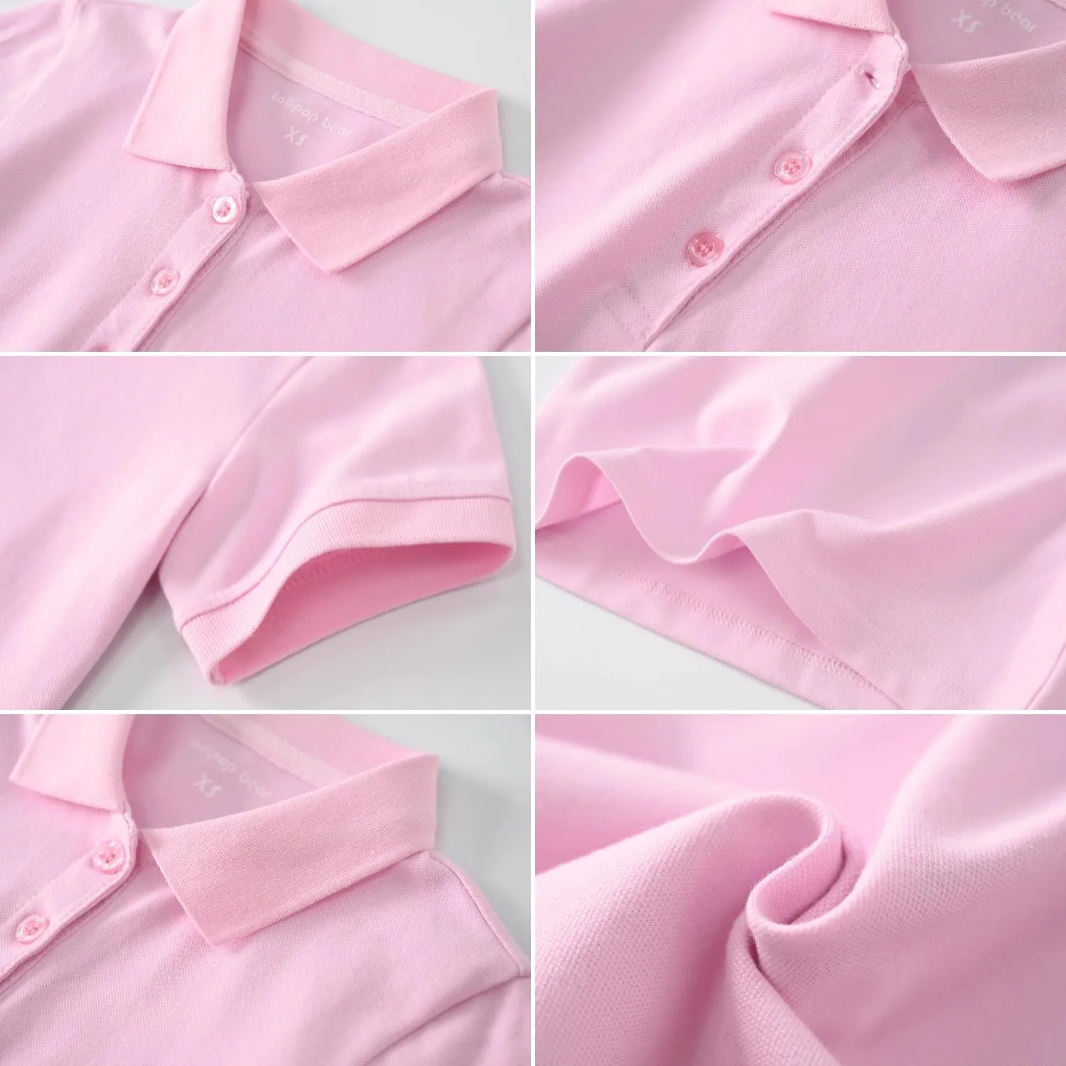Girls Polo Shirt Short Sleeve Shirt for School Uniform Polo Shirts