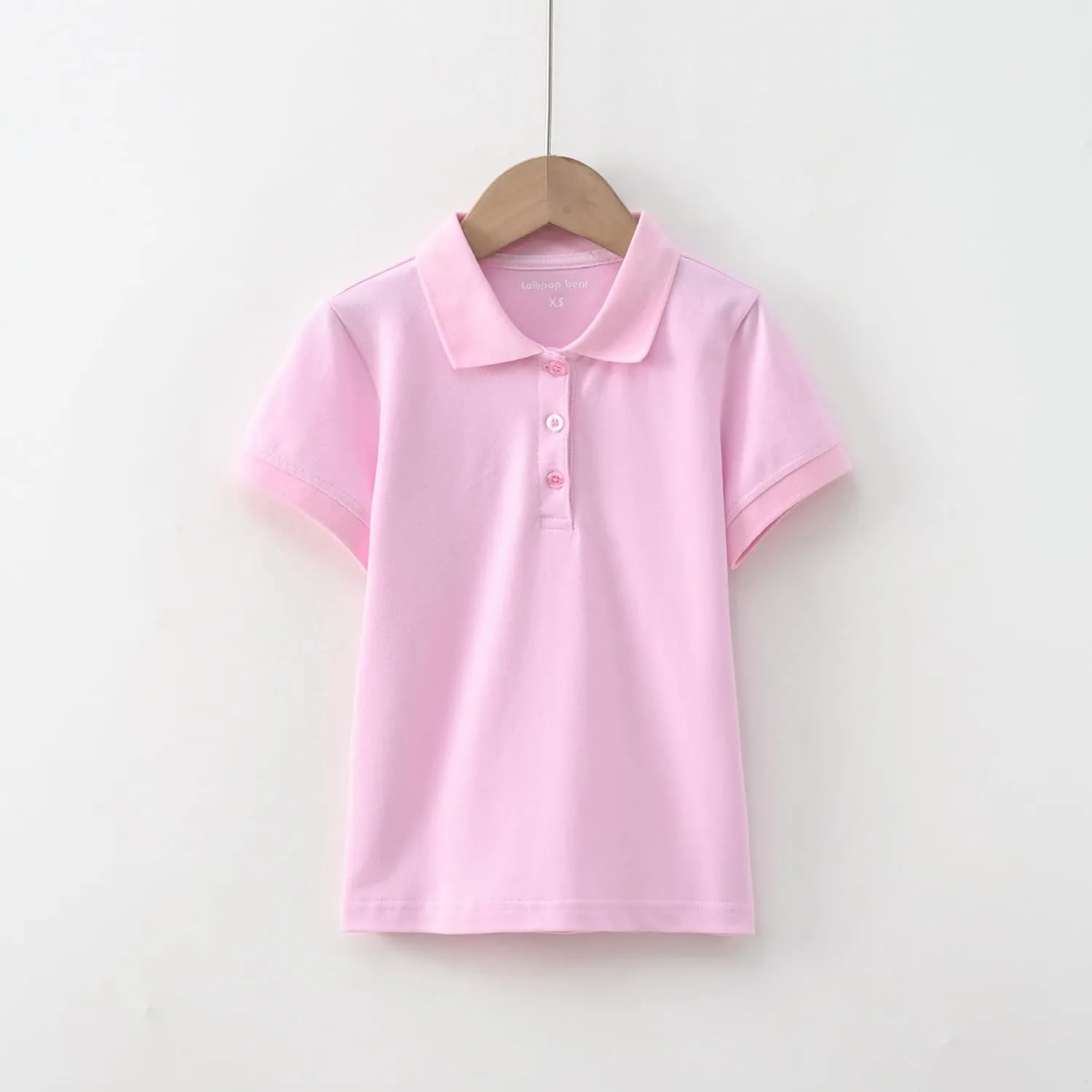 Girls Polo Shirt Short Sleeve Shirt for School Uniform Polo Shirts