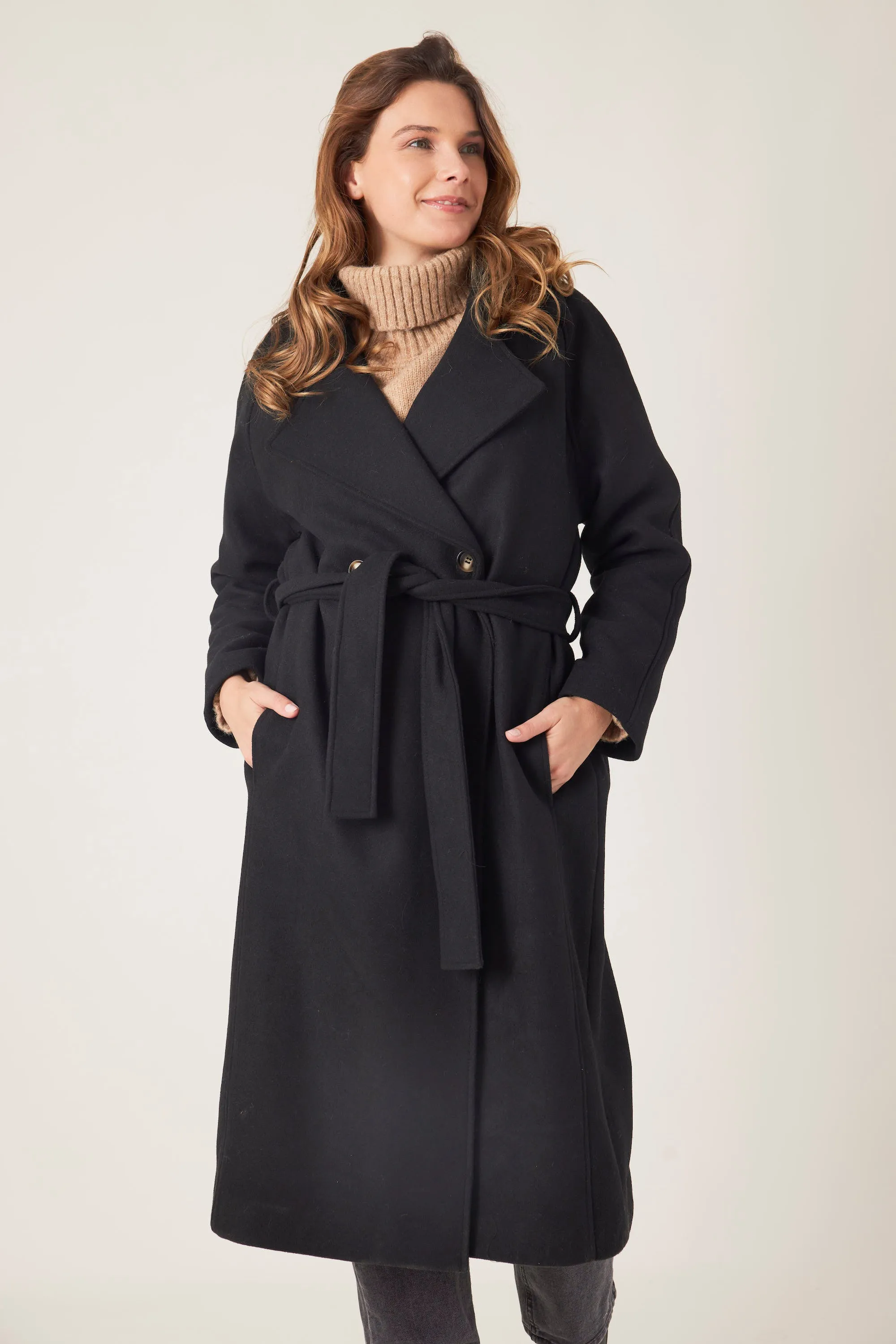 LAURE - Manteau long en laine