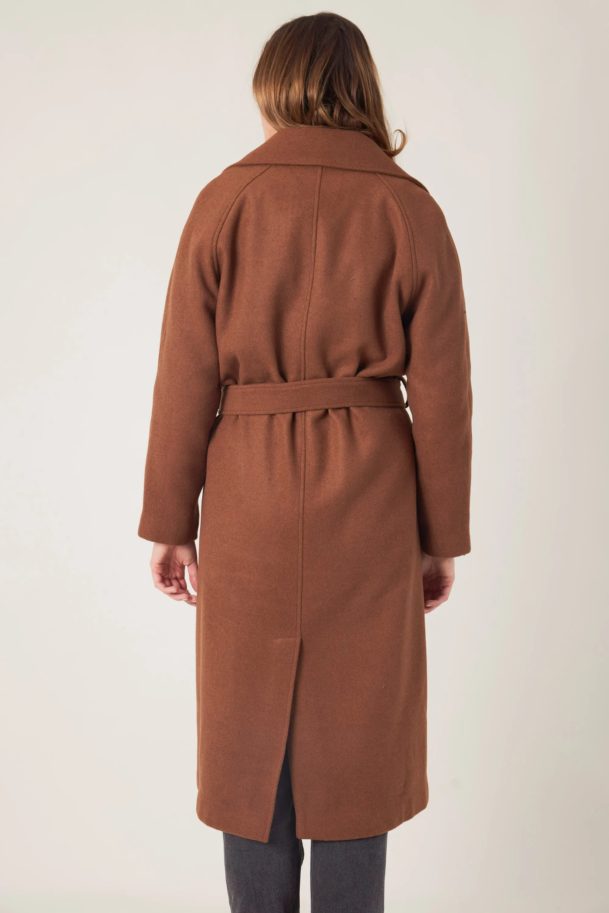 LAURE - Manteau long en laine