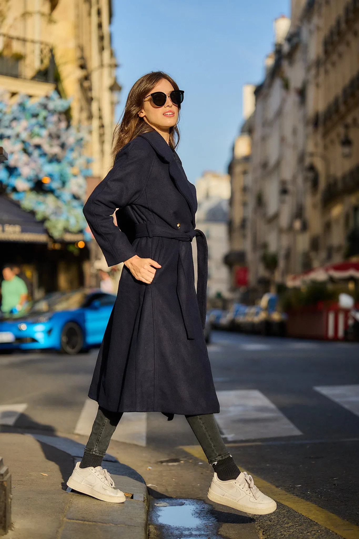 LAURE - Manteau long en laine