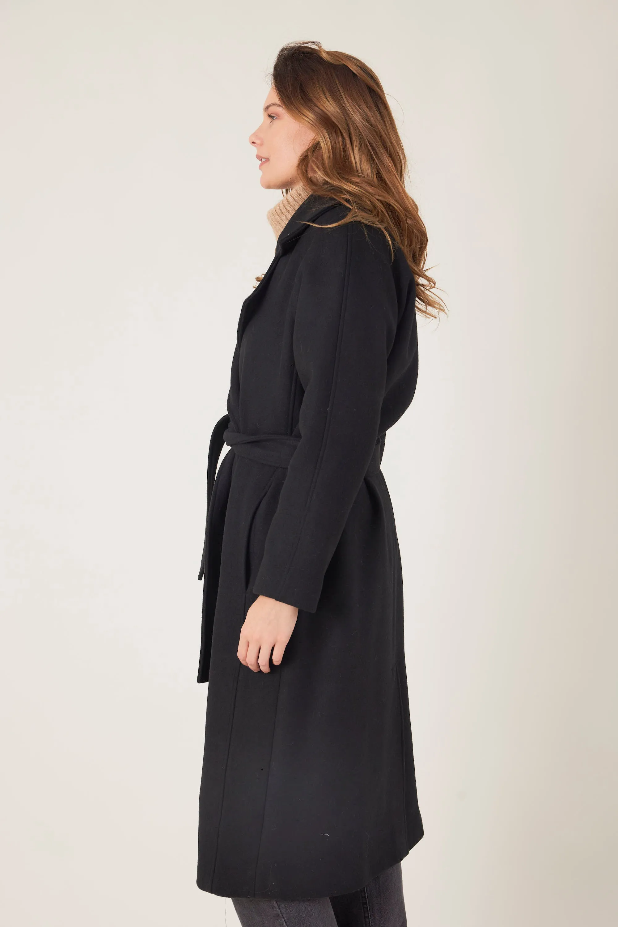 LAURE - Manteau long en laine