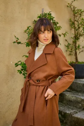 LAURE - Manteau long en laine