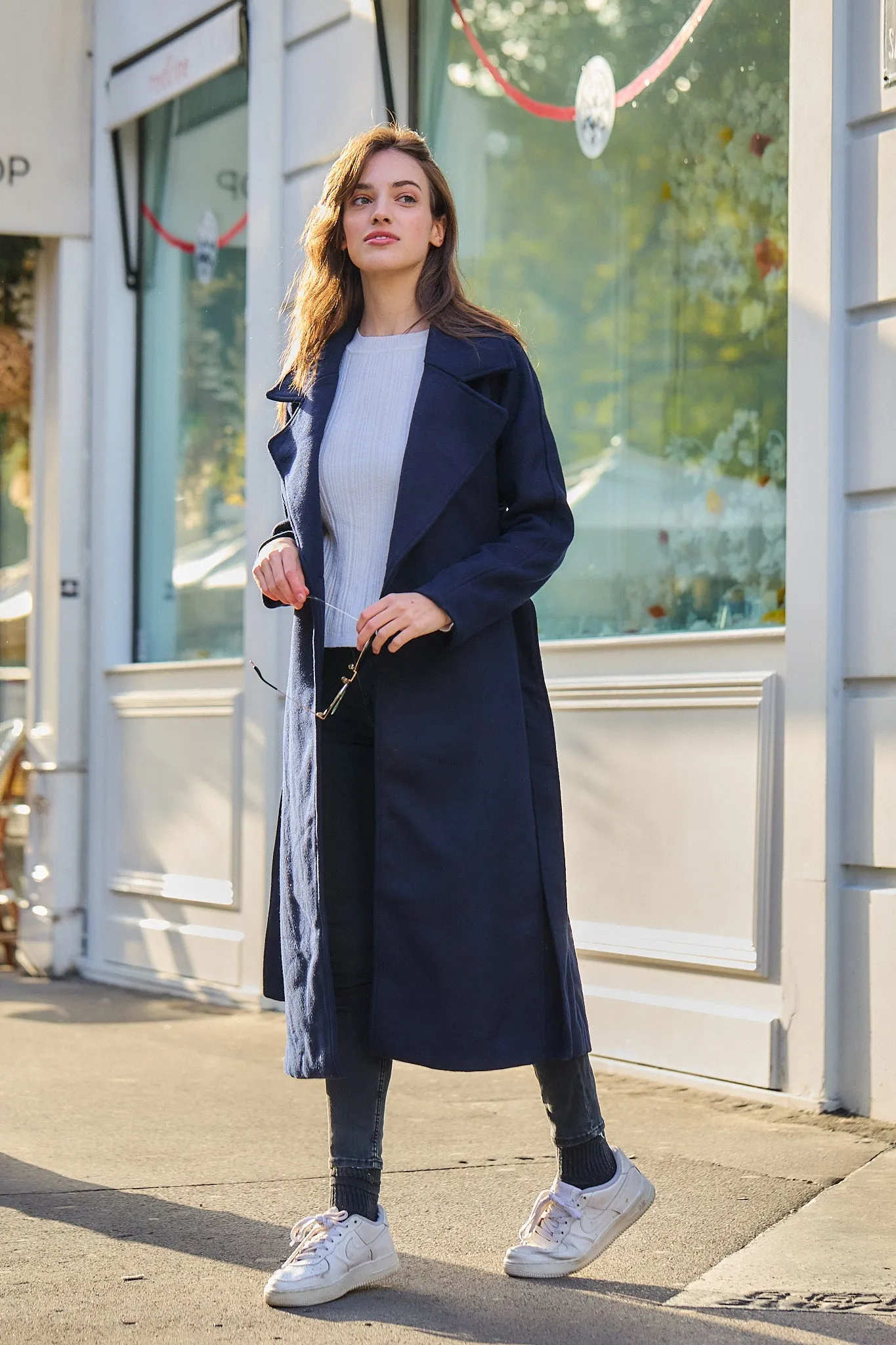 LAURE - Manteau long en laine