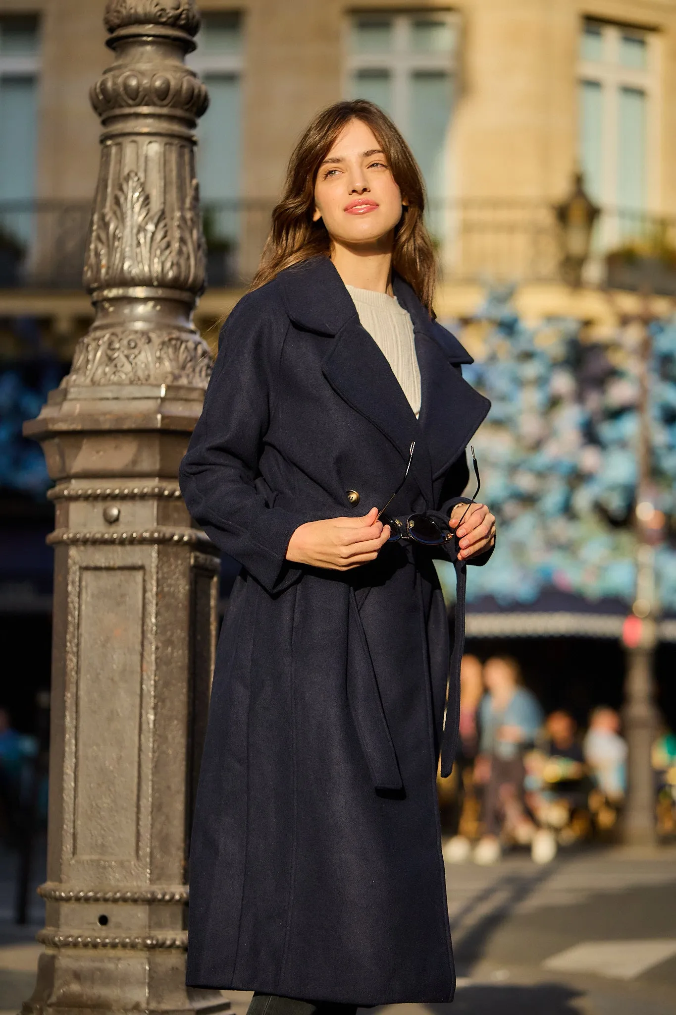 LAURE - Manteau long en laine
