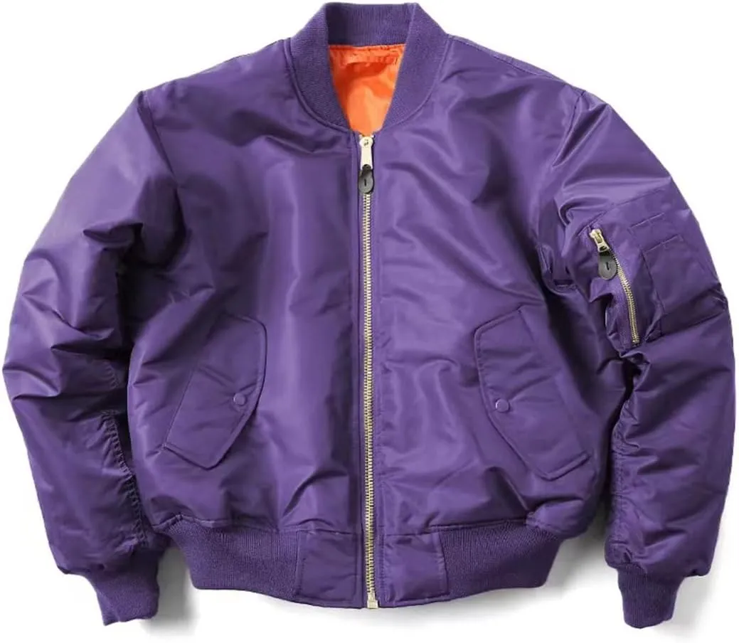 Men's Jacket Winter Outdoor Thickened Nylon Bomber Jacket Coat Warm Jacket