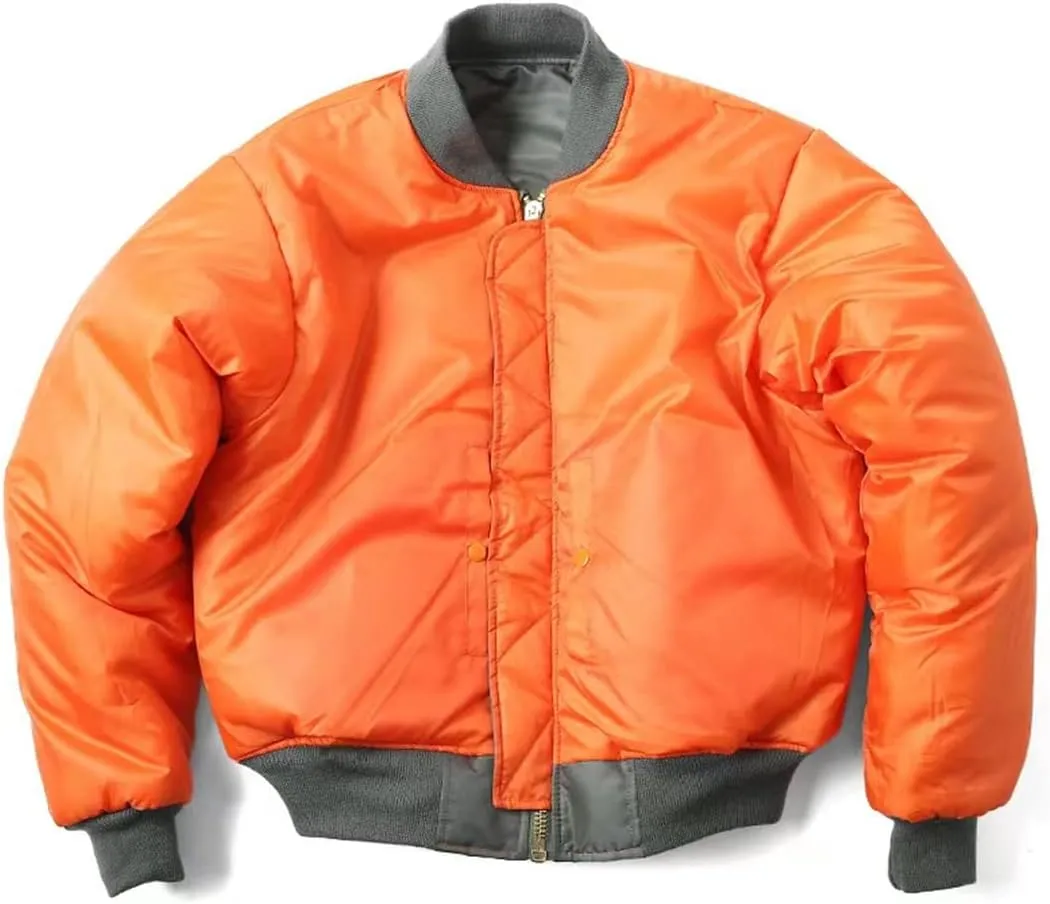 Men's Jacket Winter Outdoor Thickened Nylon Bomber Jacket Coat Warm Jacket