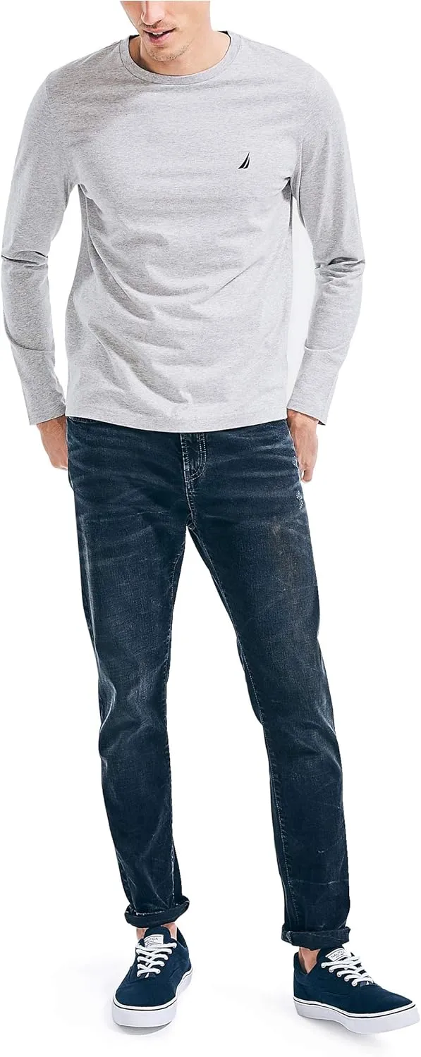 Nautica Men's J-Class Logo Long Sleeve T-Shirt