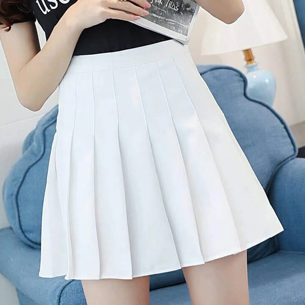 Pleated Skirts for Women Mini High Waist Skater Tennis Skirt A-Line Skirt Athletic Uniform Skorts Sport Skirts