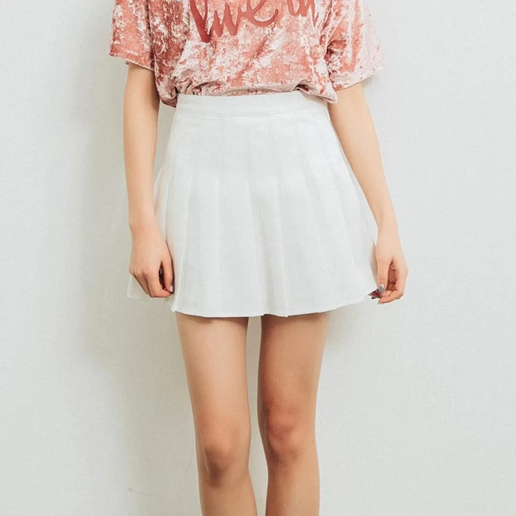 Pleated Skirts for Women Mini High Waist Skater Tennis Skirt A-Line Skirt Athletic Uniform Skorts Sport Skirts