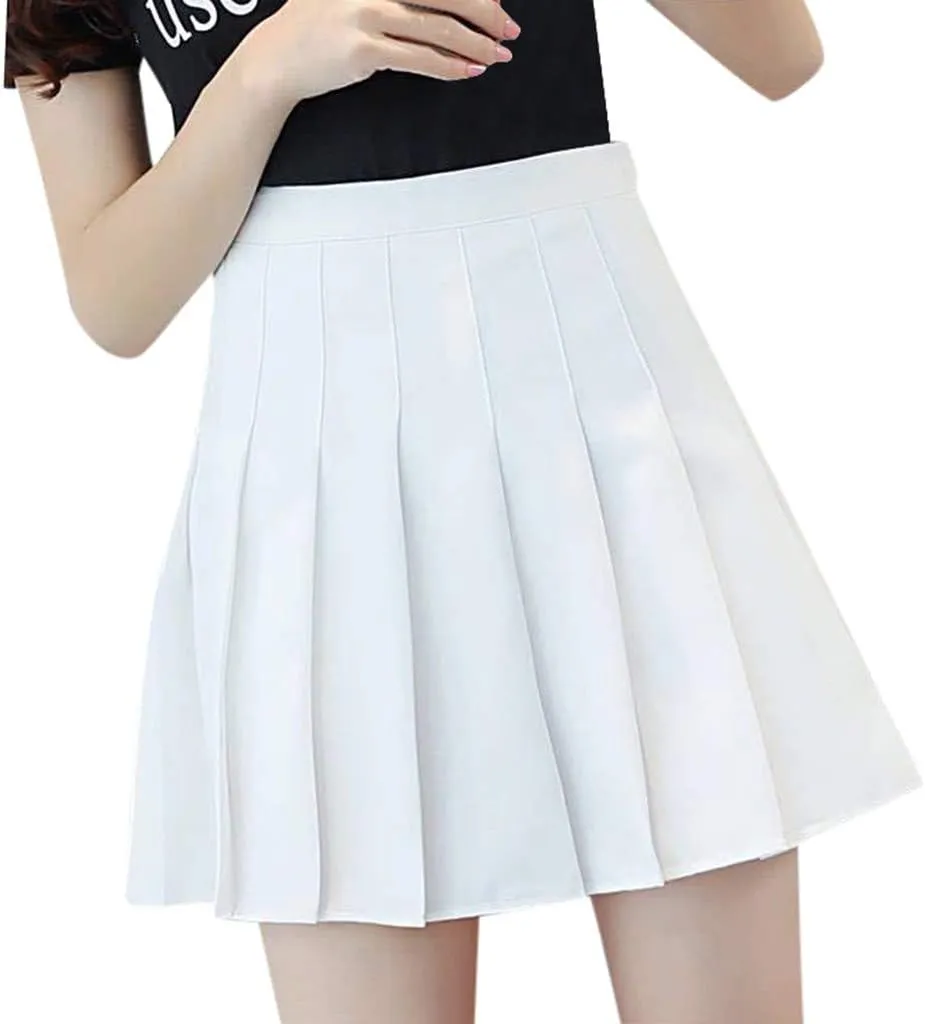 Pleated Skirts for Women Mini High Waist Skater Tennis Skirt A-Line Skirt Athletic Uniform Skorts Sport Skirts