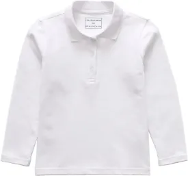 Polo Shirt Long Sleeve Shirt for School Girls Boys Polo Shirts