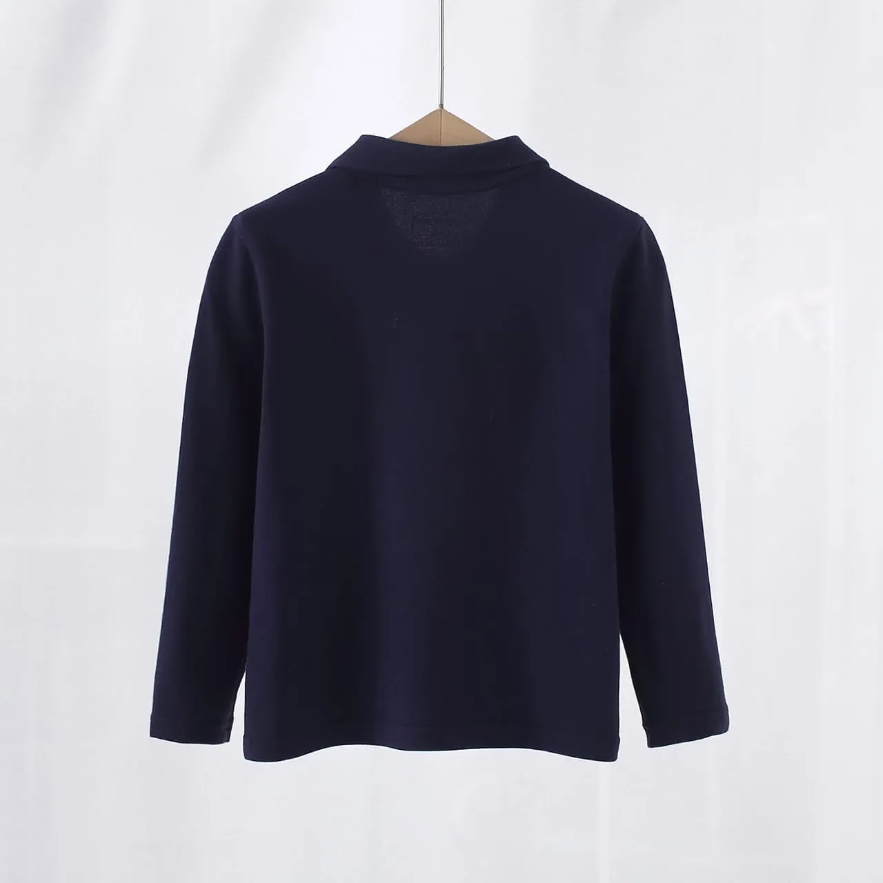 Polo Shirt Long Sleeve Shirt for School Girls Boys Polo Shirts