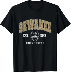 Sewanee Retro University Design for Men Women T-Shirt