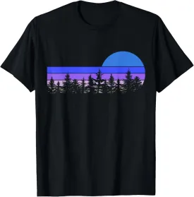 Trees Wildlife Nature Vintage Forest T-Shirt