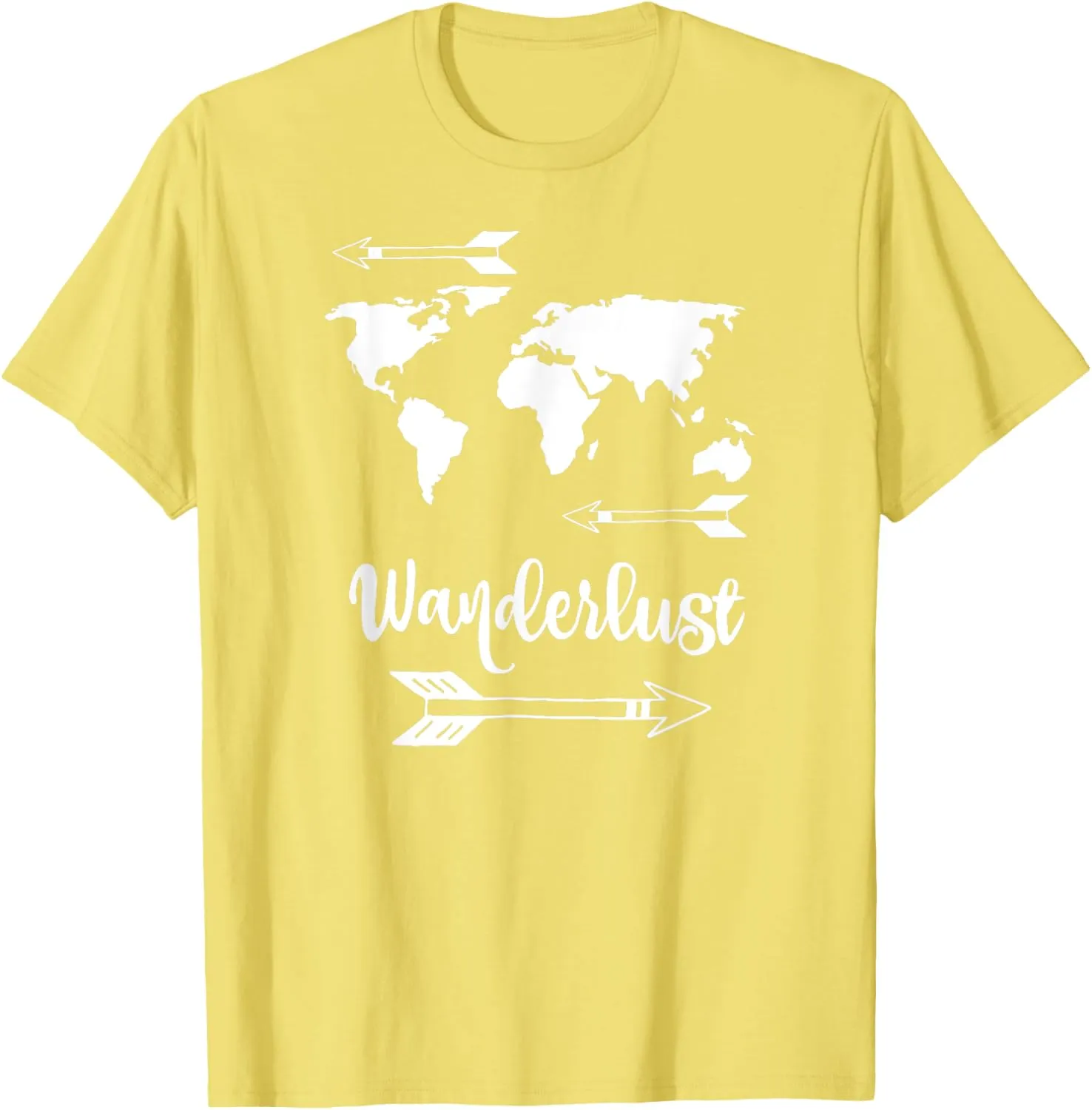 Wanderlust Shirt - Travel World Map Adventure T-Shirt T-Shirt