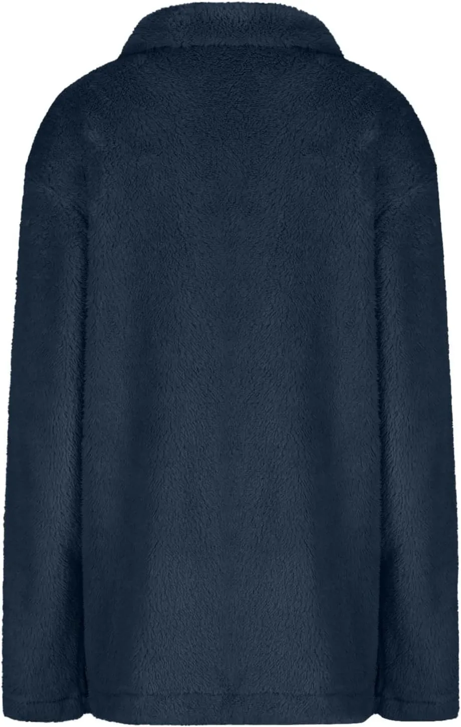 Women's Winter Faux Fuzzy Jacket Oversized Fleece Hooded Long Sleeve Coat Teddy Coat With Pockets Long Winter